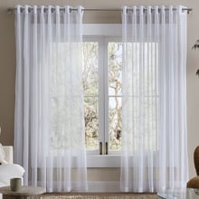 Esther Sheer Eyelet Single Panel Curtain